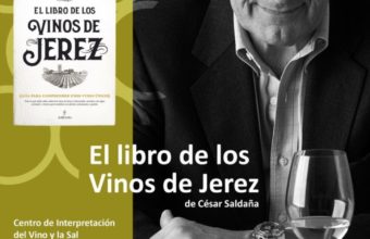 Presentación en Chiclana del libro de César Saldaña sobre vinos de Jerez