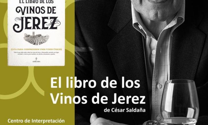 Presentación en Chiclana del libro de César Saldaña sobre vinos de Jerez