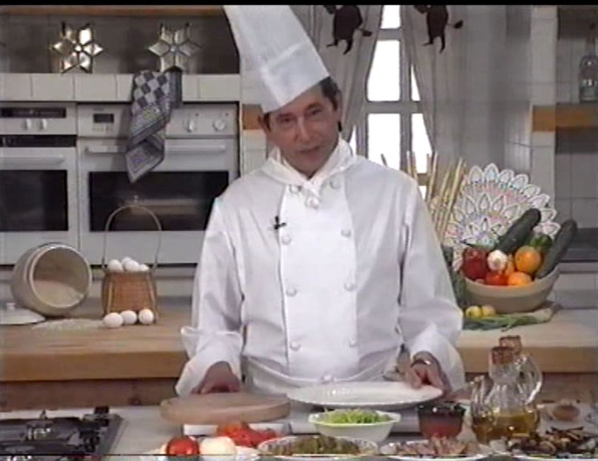 El cocinero Rafael Pastoril, autor de la receta. 
