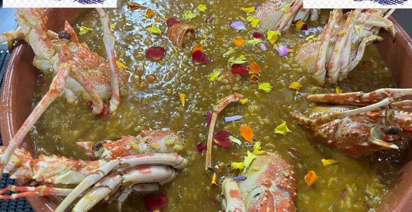 13 Arroz meloso con langosta y algas en El Copo de Palmones