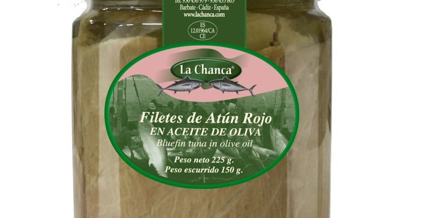 Filetes de atún rojo en aceite de oliva de La Chanca de Barbate