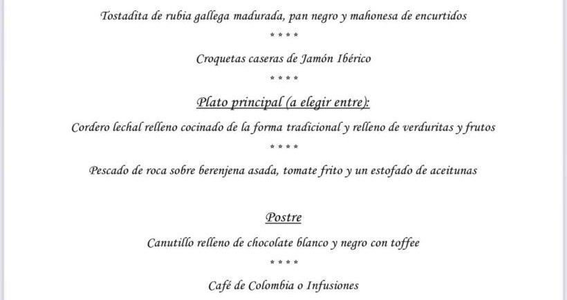 Nuevo menú Noches de Noviembre en Ventorrillo El Chato de Cádiz
