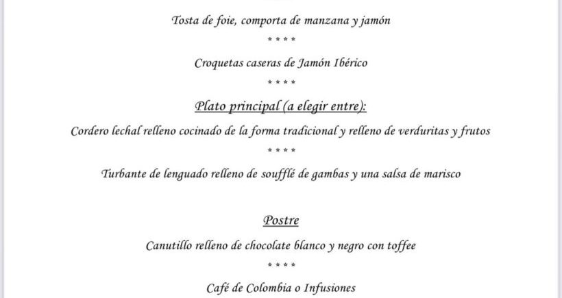 Nuevo menú para las cenas de enero en El Chato de Cádiz