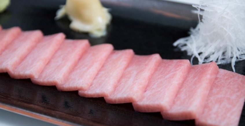 Sashimi de ventresca toro de El Campero de Barbate
