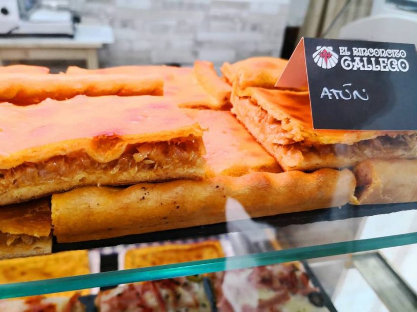 La empanada, especialidad indiscutible de la tienda. Foto: El Rinconcito Gallego