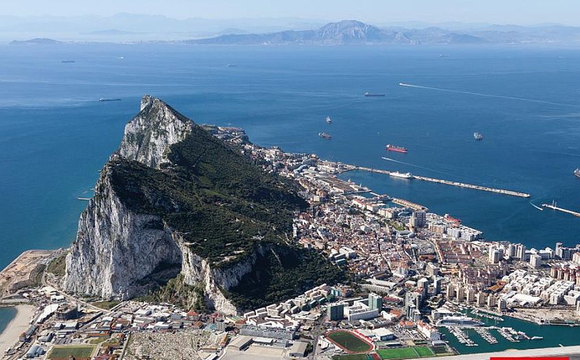 El peñón. Foto de www.visitgibraltar.gi
