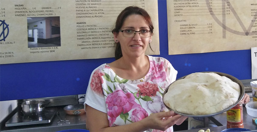 "Mollepizzas" con molletes gigantes de Espera en Puerto Real