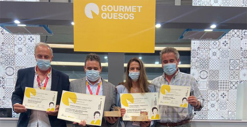 Tres queserías de Cádiz: El Gazul, Pajarete y La Pastora, premiadas en el concurso del Salón del Gourmet, uno de los más prestigiosos de España