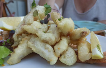 Los salmonetes en tempura de Avanico