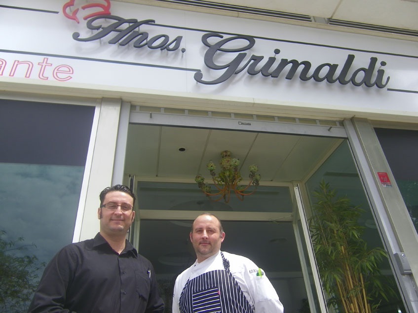 Gonzalo y Jesús Grimaldi han heredado su pasión por la hostelería tanto de su familia paterna como materna. Foto: CosasDeComé