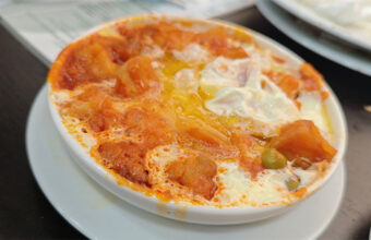 Los huevos a la flamenca de El Laurel